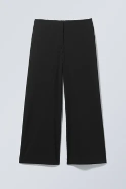 ANZUGHOSE MIT ABGESCHNITTENEM, AUSGEFRANSTEM BUND|Weekday Sale
