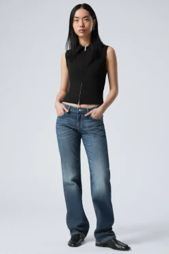 ARROW LOW WAIST REGULAR STRAIGHT LEG JEANS|Weekday Fashion