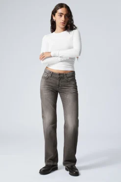 ARROW LOW WAIST REGULAR STRAIGHT LEG JEANS|Weekday Outlet