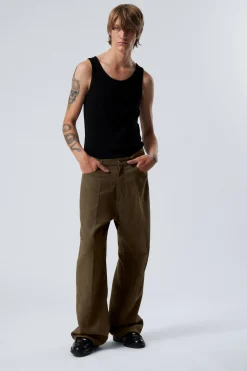 ASTRO – BAGGY-HOSE MIT FISCHGRÄTMUSTER|Weekday Fashion