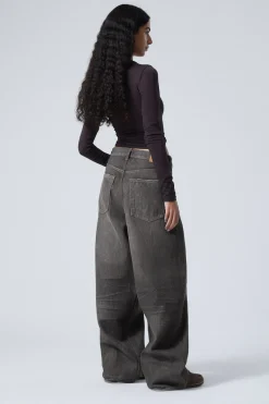 ASTRO LOOSE BAGGY LEG JEANS|Weekday Clearance
