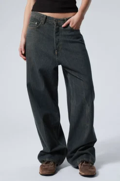 ASTRO LOOSE BAGGY LEG JEANS|Weekday Cheap