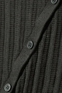 ASYMMETRISCHER CARDIGAN AUS LEINENMISCHUNG|Weekday Online