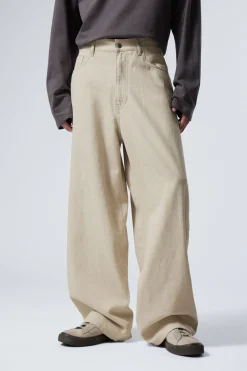BAGGYHOSE ASTRO AUS LEINENMISCHUNG|Weekday Best