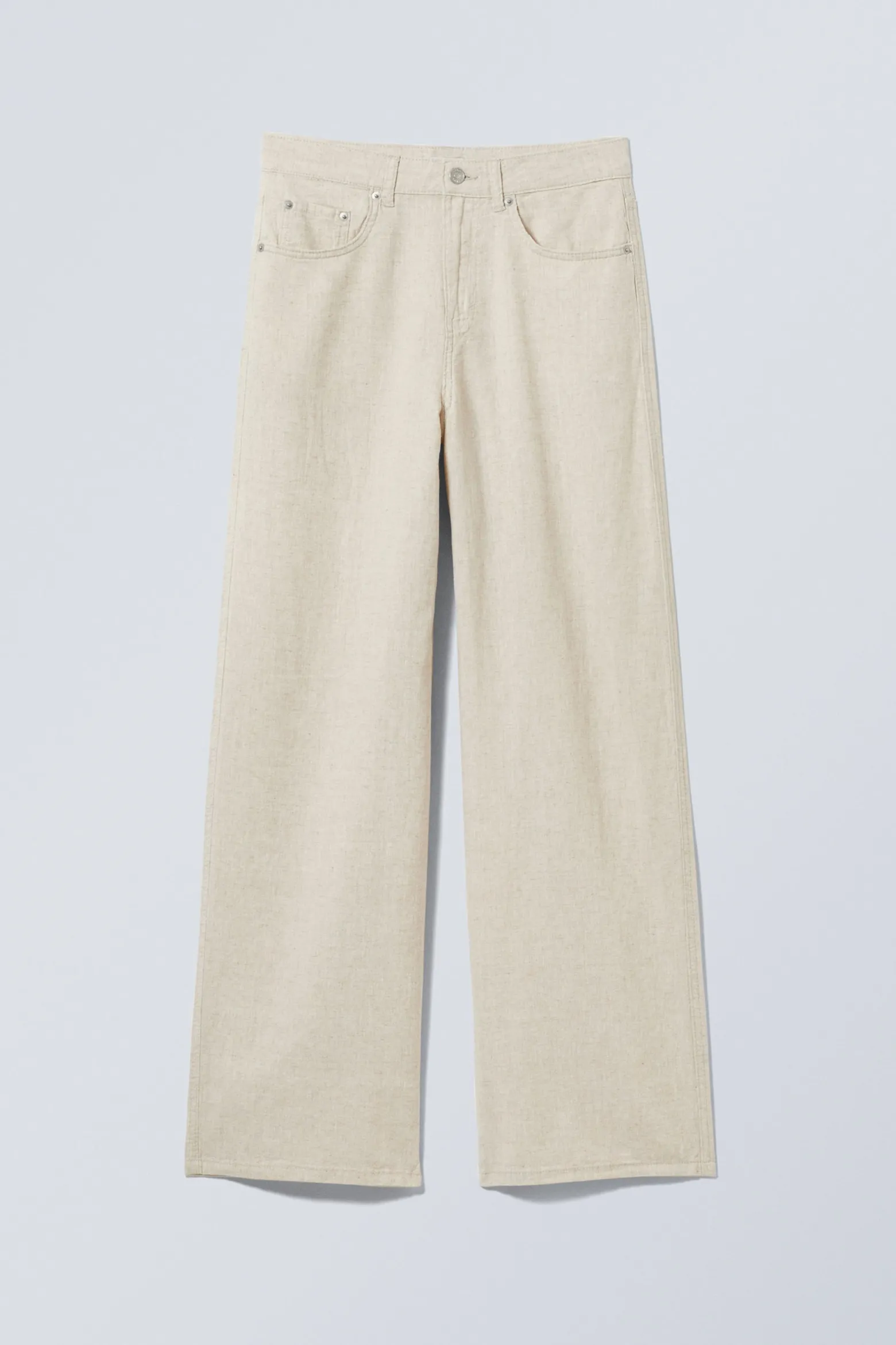BAGGYHOSE "ASTRO" AUS LEINENMISCHUNG|Weekday Flash Sale