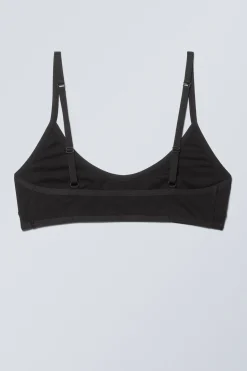 BAUMWOLL-BUSTIER MIT TIEFEM AUSSCHNITT INEZ|Weekday Flash Sale