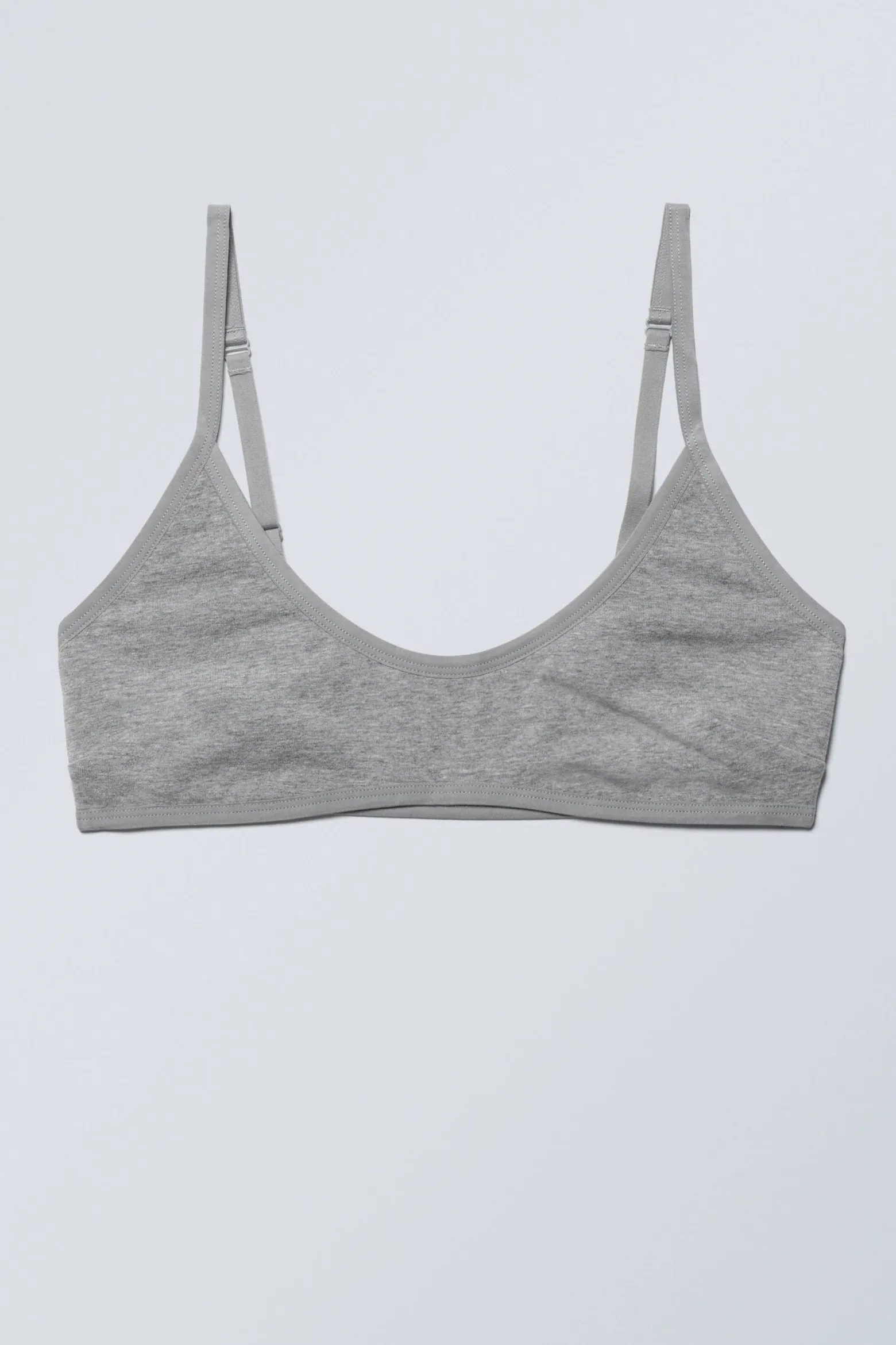 BAUMWOLL-BUSTIER MIT TIEFEM AUSSCHNITT INEZ|Weekday Cheap