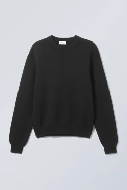 BAUMWOLL-STRICKPULLOVER MIT NORMALER PASSFORM|Weekday Online