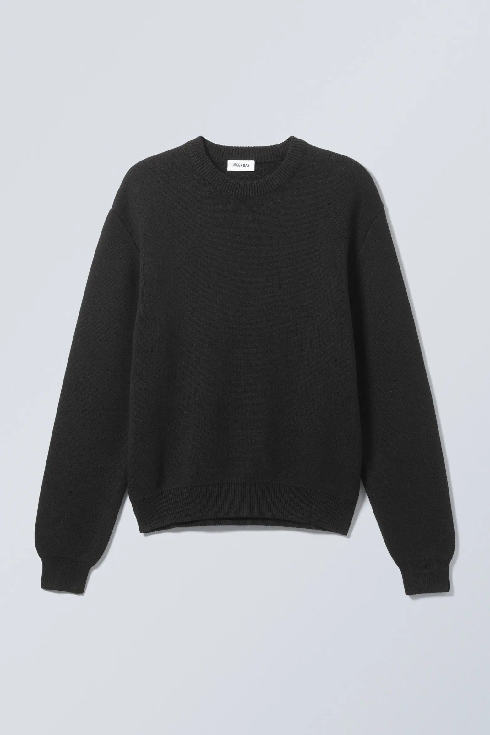 BAUMWOLL-STRICKPULLOVER MIT NORMALER PASSFORM|Weekday Online