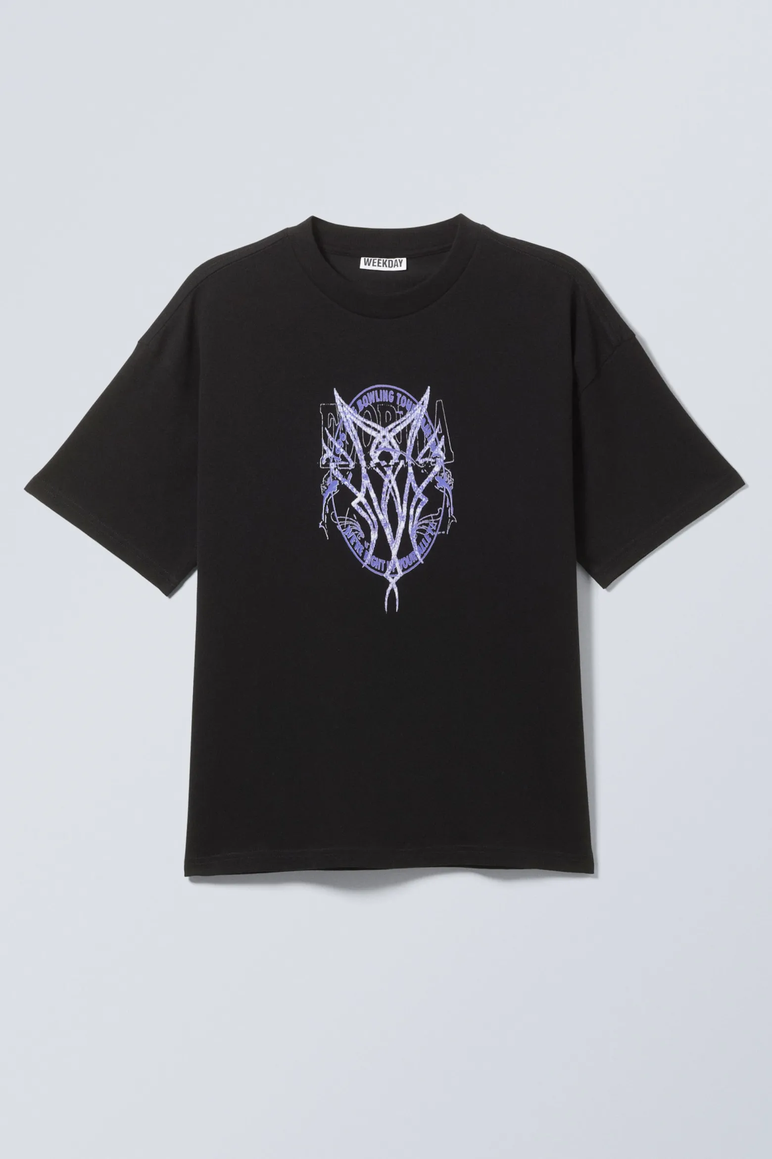 BEDRUCKTES KASTIGES T-SHIRT|Weekday Store