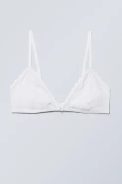 BH MIT BAUMWOLLBESATZ AUS SPITZE|Weekday New