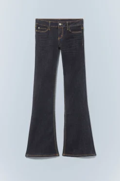 BOOTY BEI – LOW WAIST SKINNY BOOTCUT JEANS|Weekday Shop