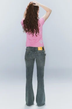 BOOTY BEI – LOW WAIST SKINNY BOOTCUT JEANS|Weekday Cheap