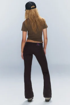 BOOTY BEI – LOW WAIST SKINNY BOOTCUT JEANS|Weekday Fashion