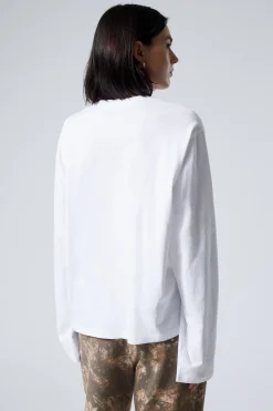 BOXY LONGSLEEVE AUS BAUMWOLLE|Weekday Hot
