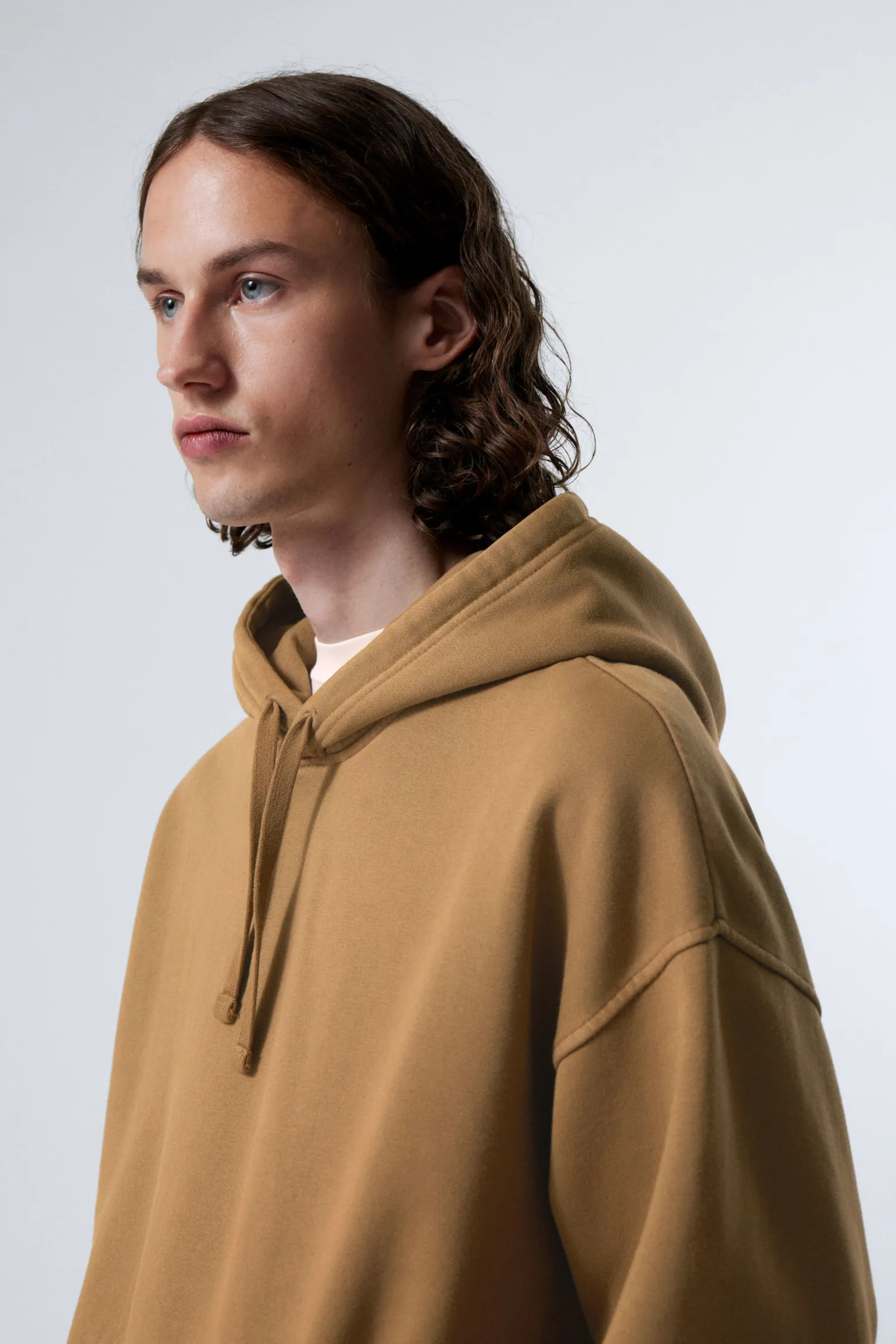 BOXY-HOODIE AUS SCHWEREM FLEECESTOFF|Weekday Hot