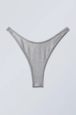 BRAZILIAN-MINI-BIKINIHOSE MIT GLITZER|Weekday Best Sale