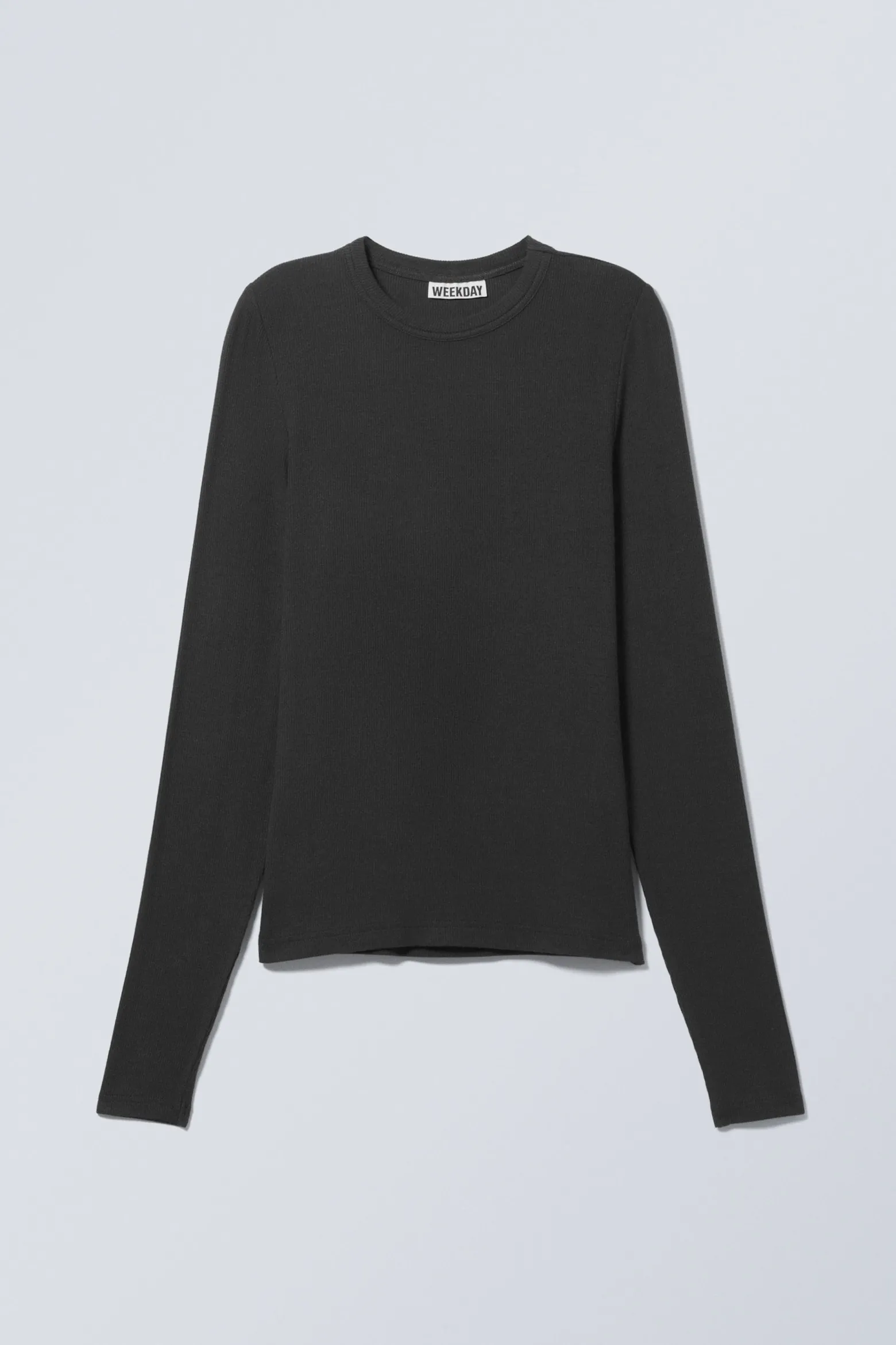 DÜNNES, GERIPPTES LONGSLEEVE|Weekday Online