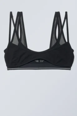 DOPPELLAGIGER BH AUS BAUMWOLL-MESH|Weekday Fashion