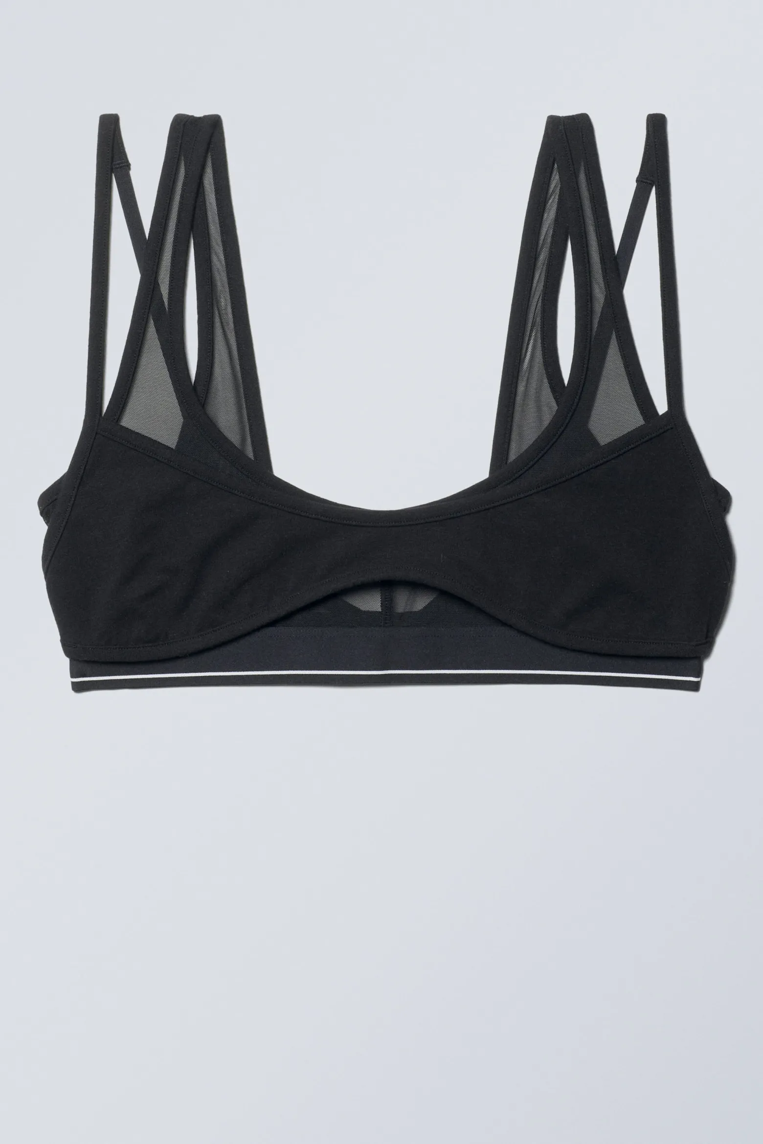DOPPELLAGIGER BH AUS BAUMWOLL-MESH|Weekday Fashion