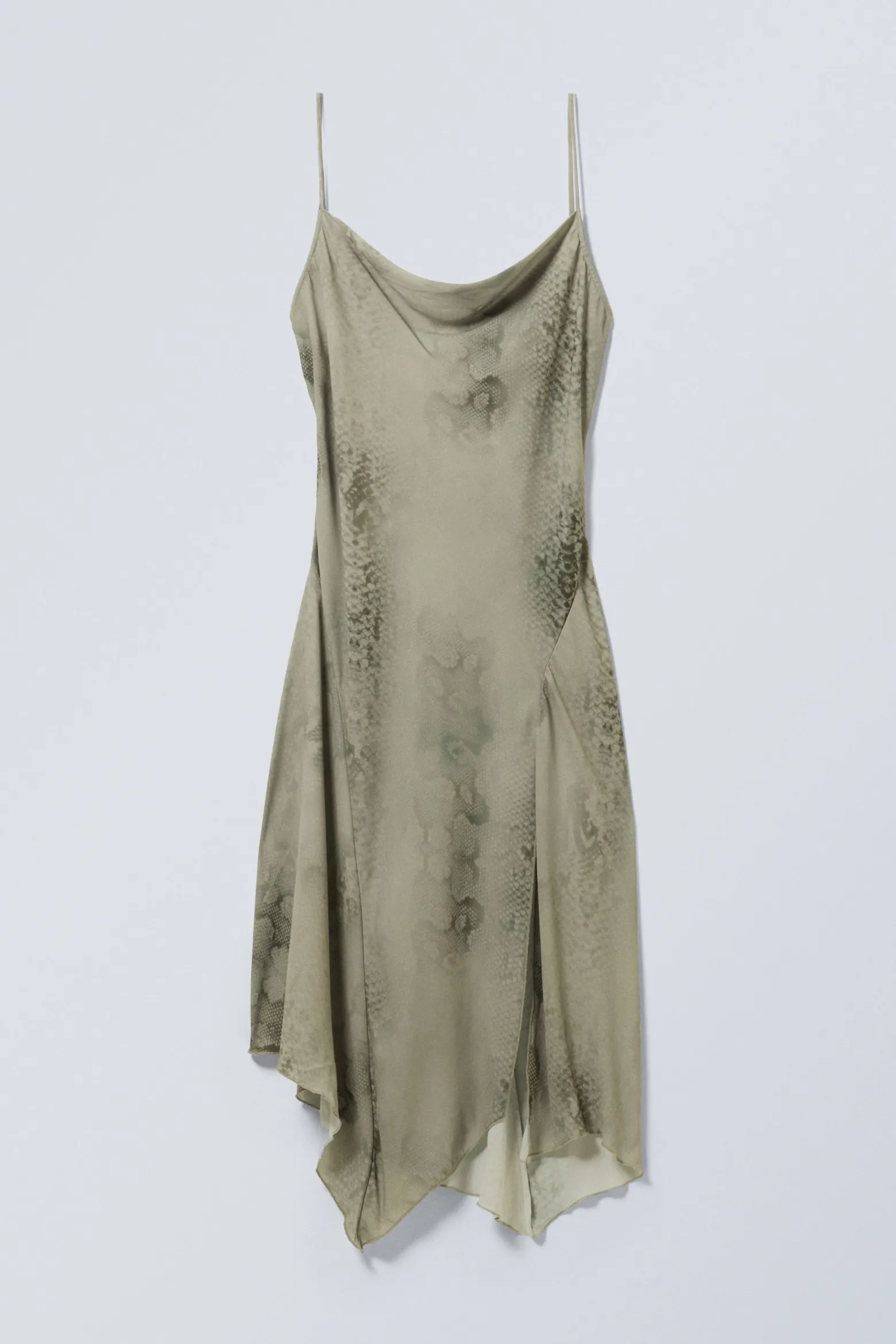 DRAPIERTES ASYMMETRISCHES TRÄGERKLEID|Weekday Flash Sale