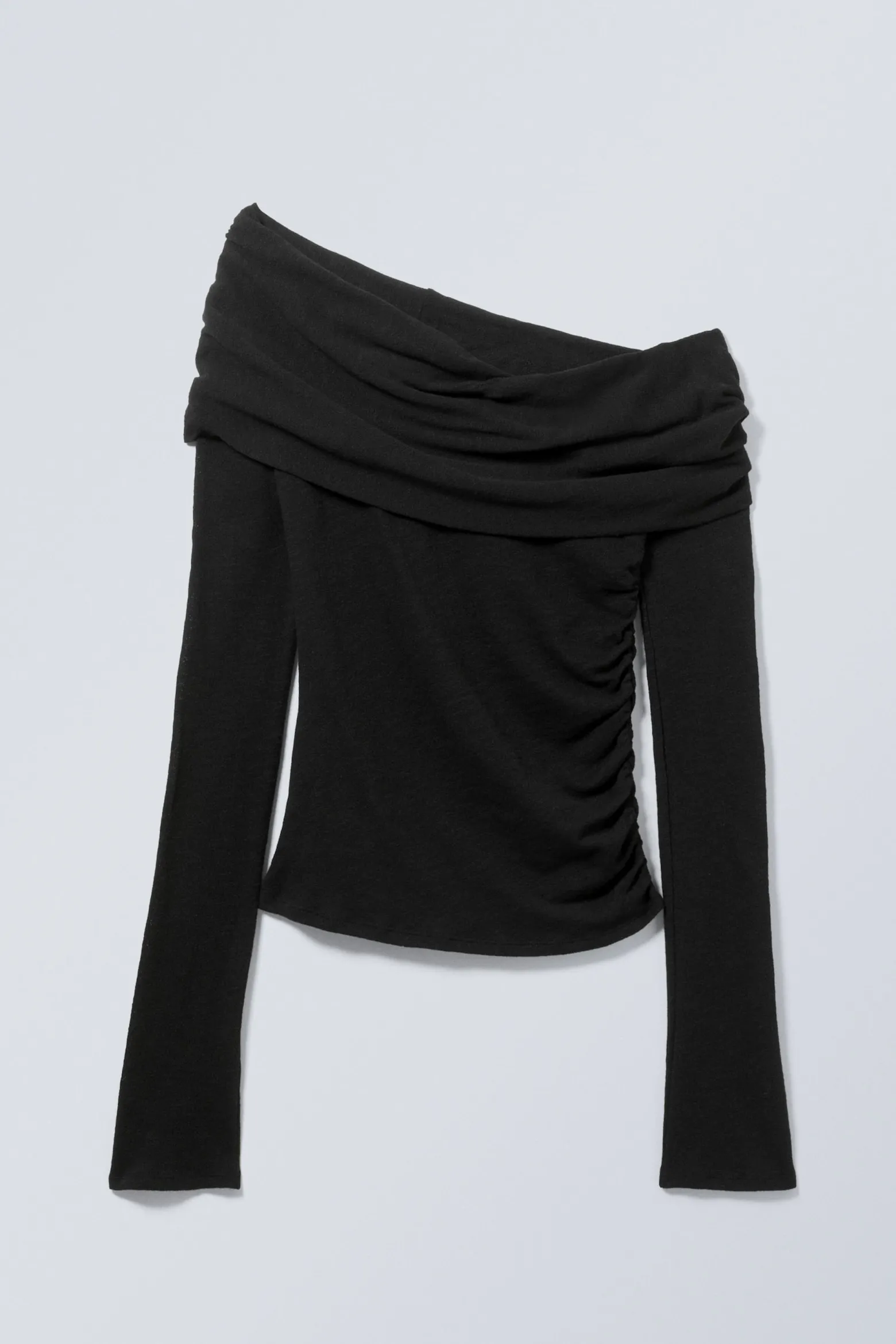 DRAPIERTES, SCHULTERFREIES TOP|Weekday Best Sale