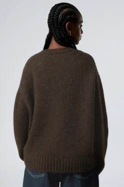 EINREIHIGER STRICK-CARDIGAN|Weekday Best Sale