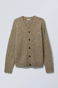 ENTSPANNTE STRICKJACKE AUS EINER WOLLMISCHUNG|Weekday Outlet