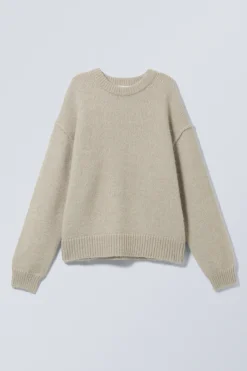 ENTSPANNTER FLAUSCHIGER STRICKPULLOVER|Weekday Store