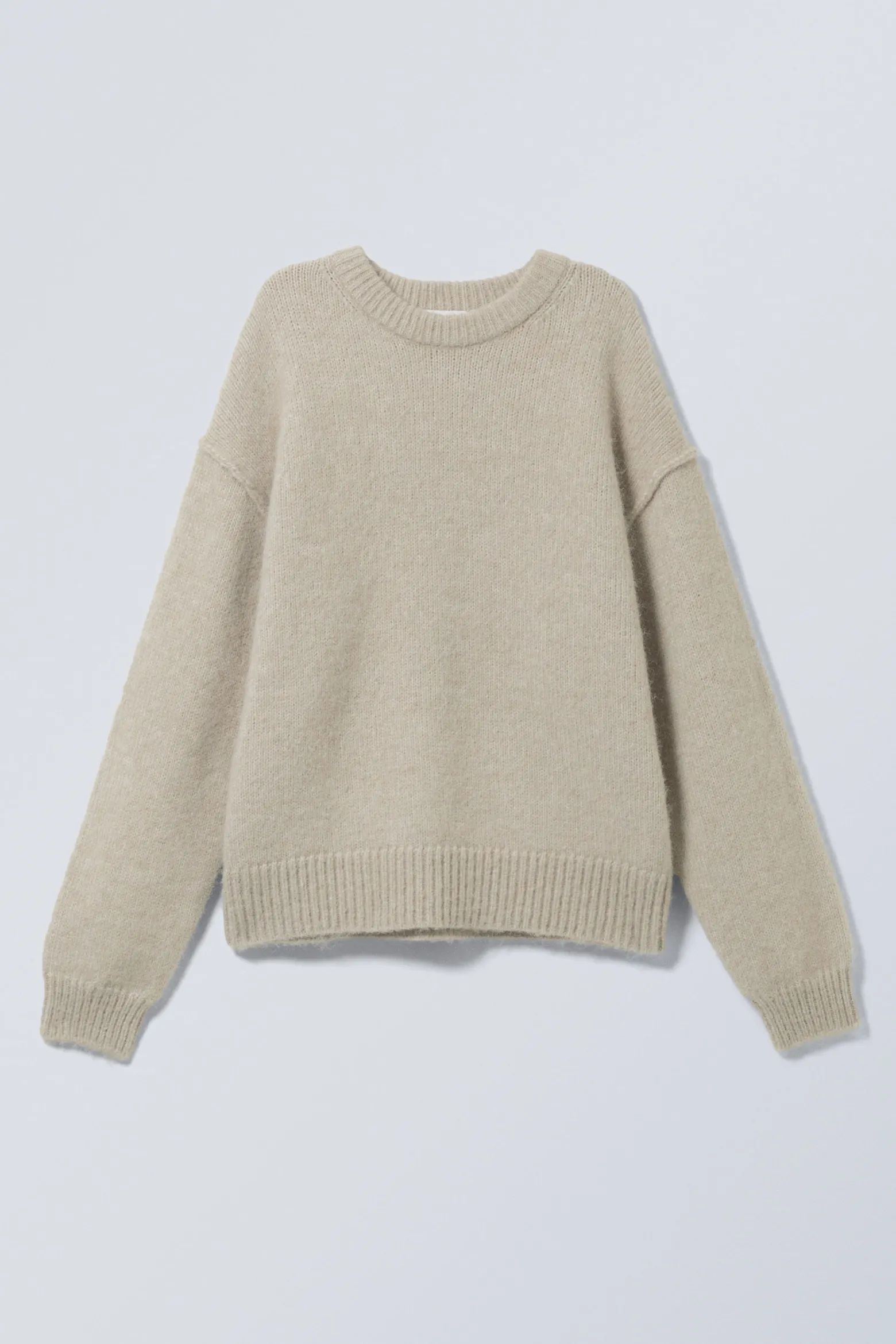 ENTSPANNTER FLAUSCHIGER STRICKPULLOVER|Weekday Store