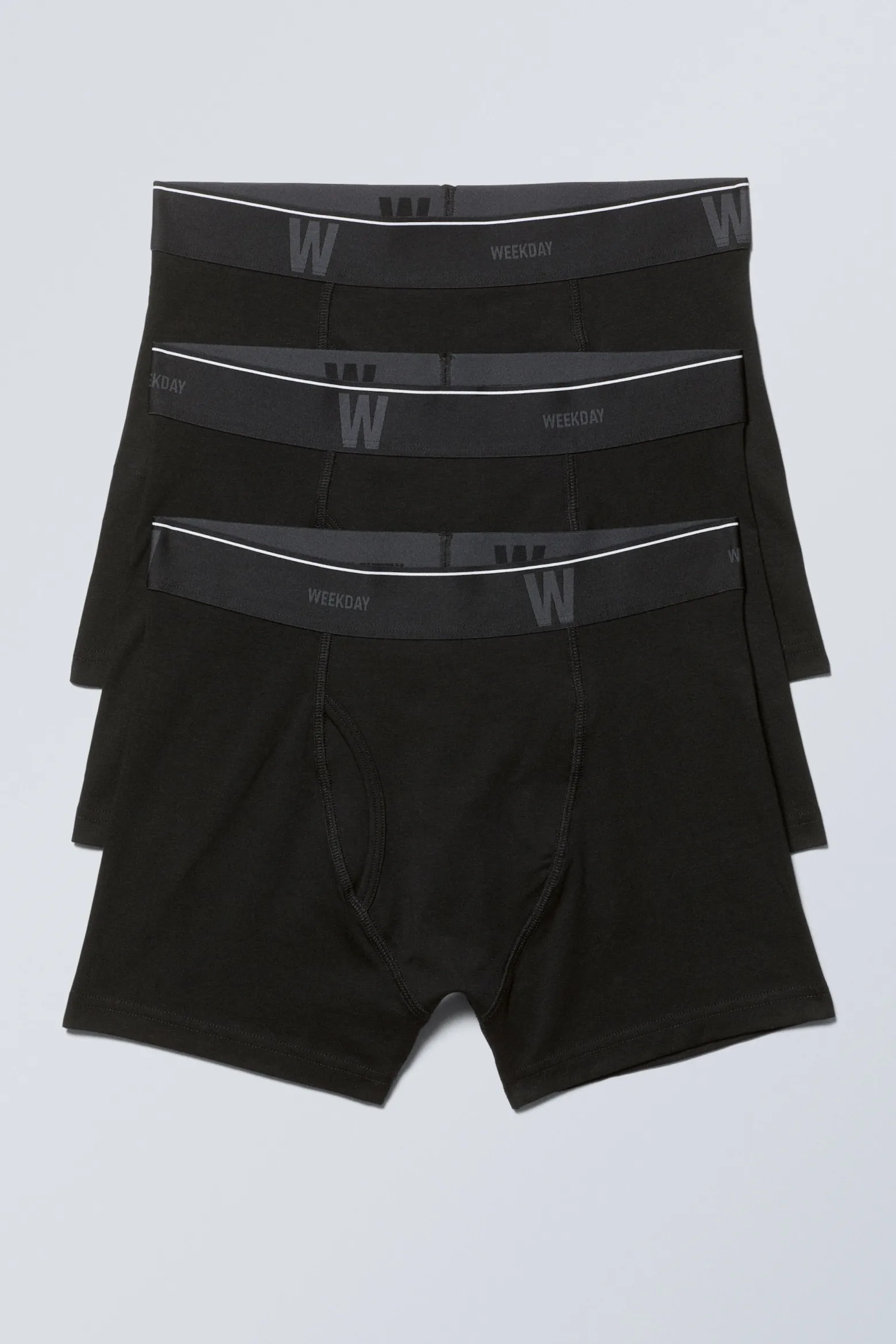 3ER-PACK BOXERSHORTS MIT LOGO|Weekday Hot