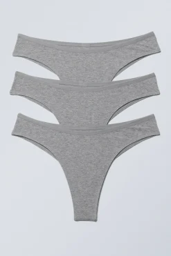 3ER-PACK BRAZILIAN-SLIPS INEZ AUS BAUMWOLLE|Weekday Flash Sale