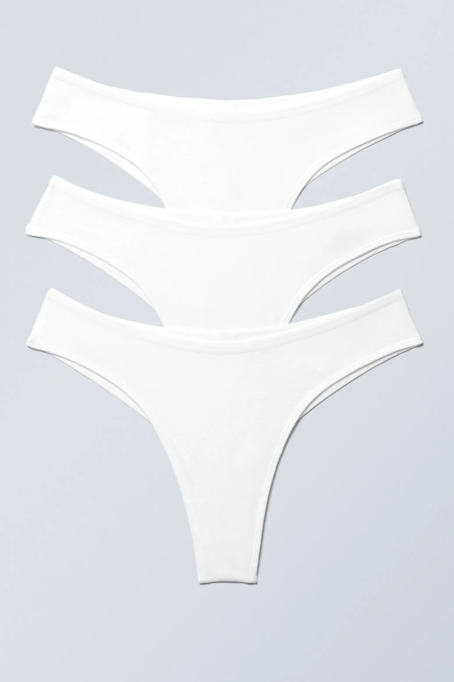 3ER-PACK BRAZILIAN-SLIPS INEZ AUS BAUMWOLLE|Weekday Hot