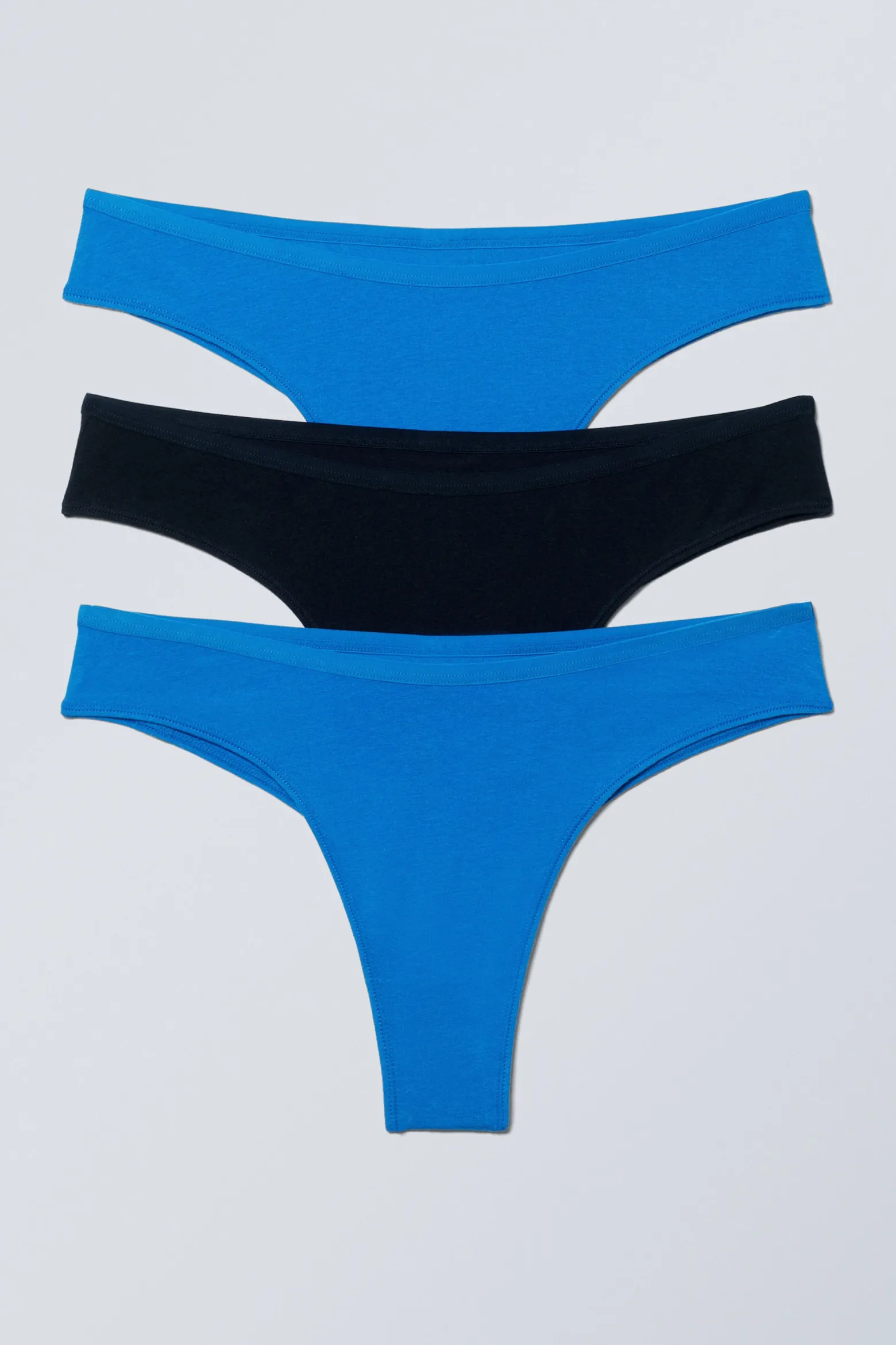 3ER-PACK BRAZILIAN-SLIPS INEZ AUS BAUMWOLLE|Weekday New