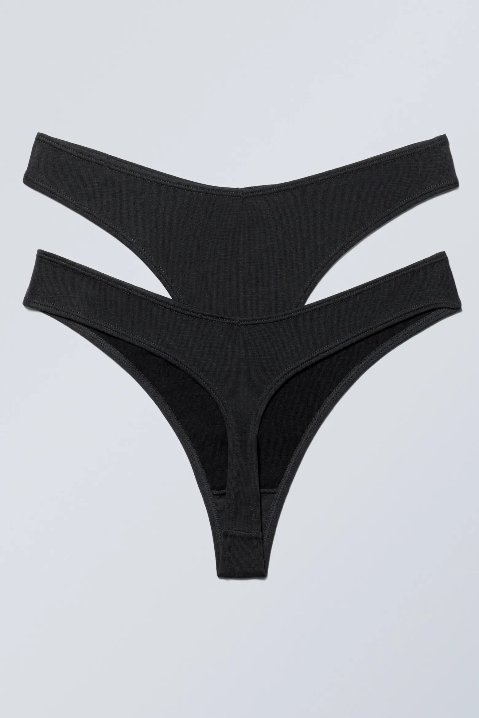 2ER-PACK MODAL-TANGAS MIT NIEDRIGER TAILLE|Weekday Shop
