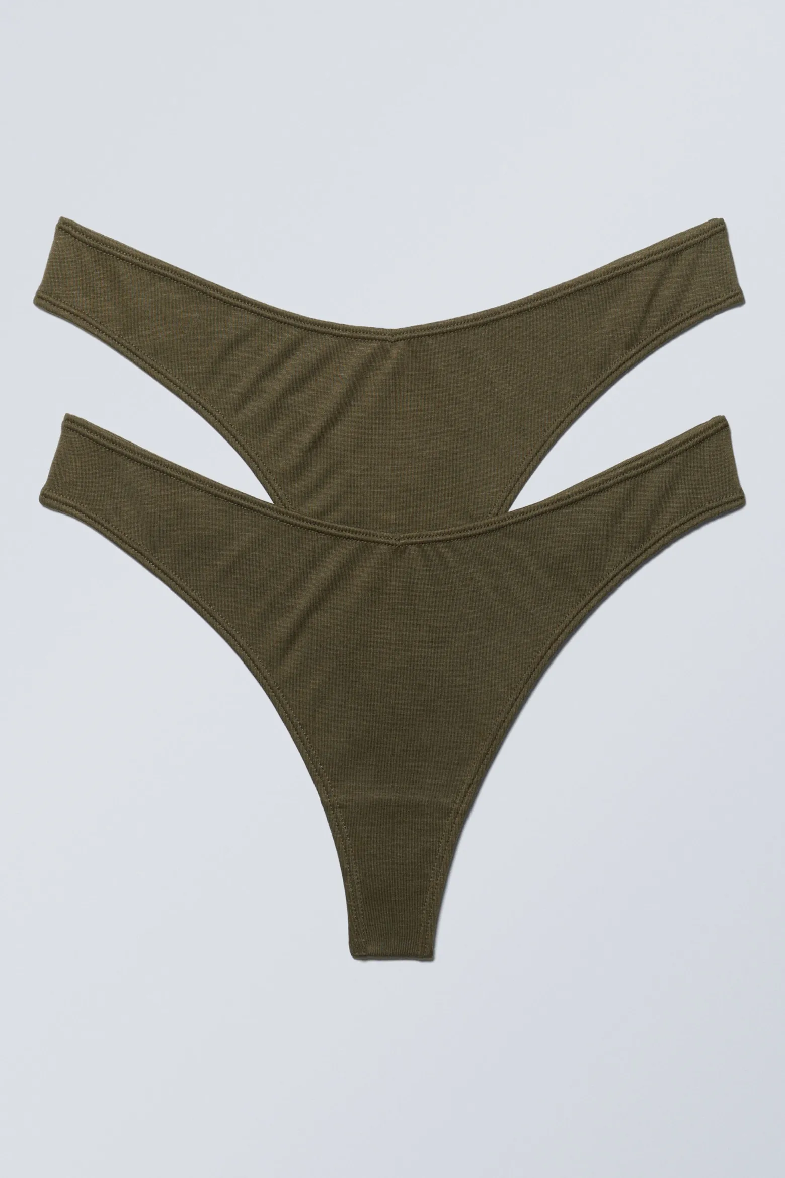 2ER-PACK MODAL-TANGAS MIT NIEDRIGER TAILLE|Weekday Best