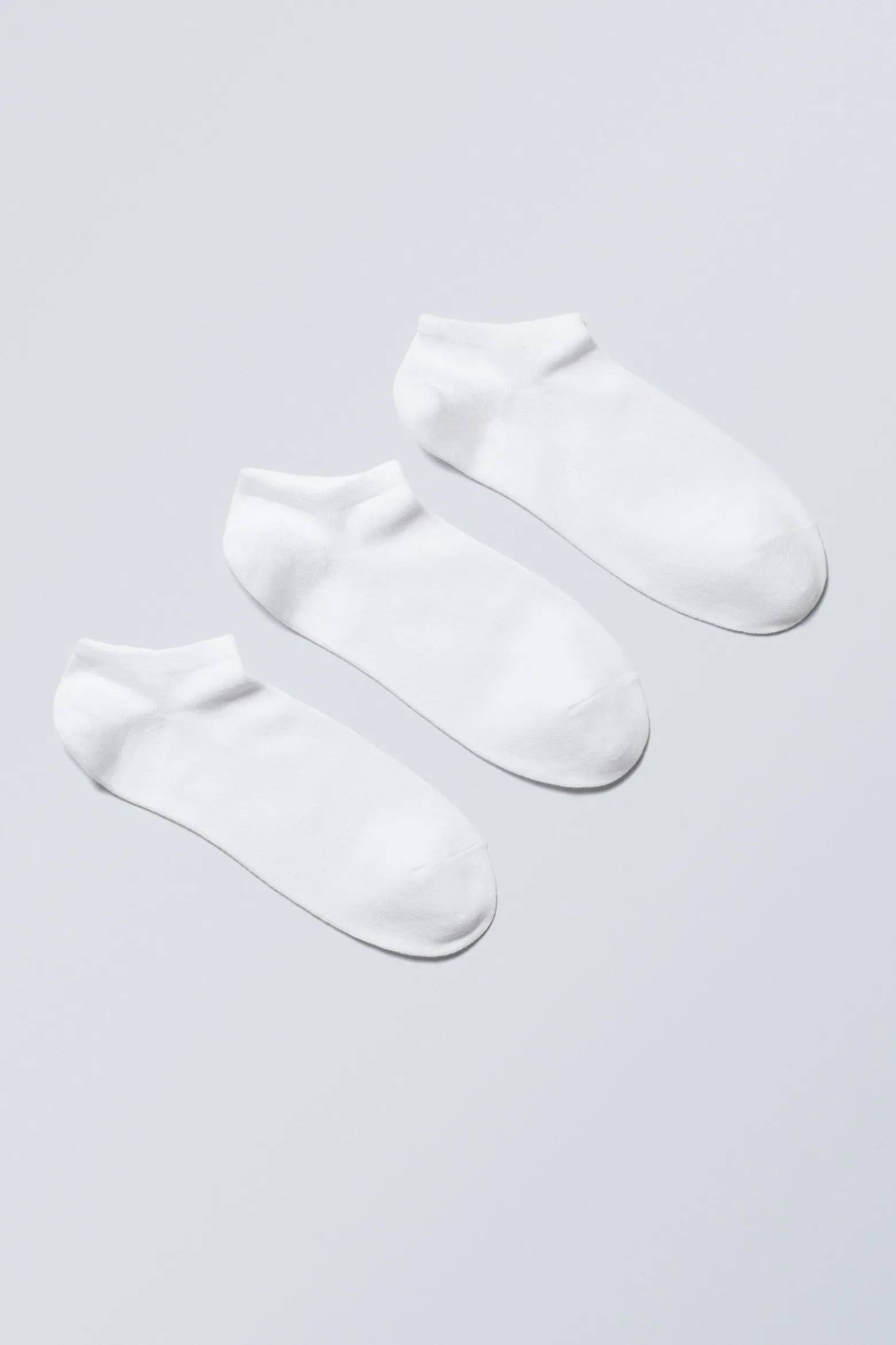 3ER-PACK NIEDRIGE SNEAKERSOCKEN AUS BAUMWOLLE|Weekday Sale