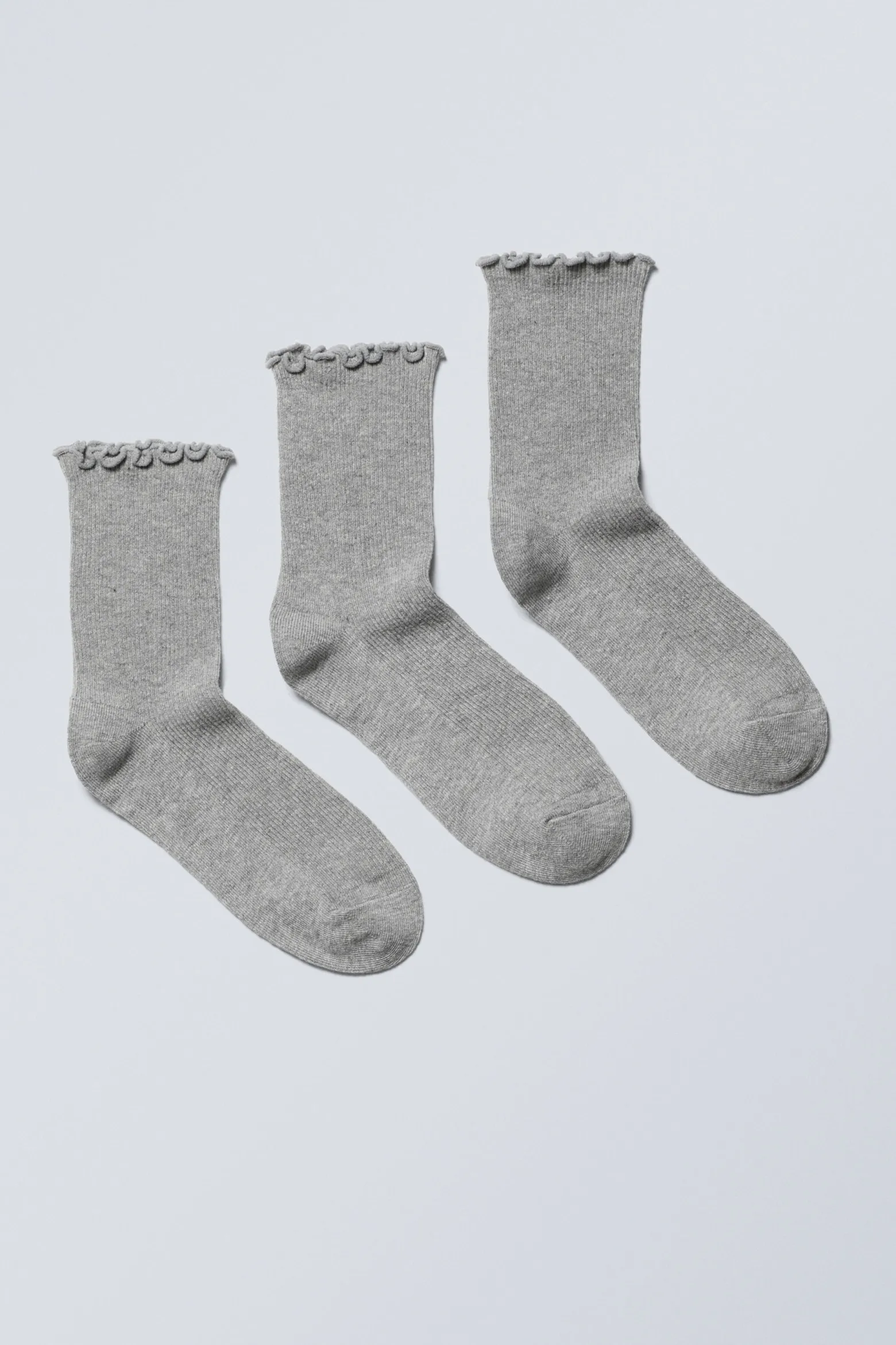 3ER-PACK RÜSCHENSOCKEN|Weekday Flash Sale