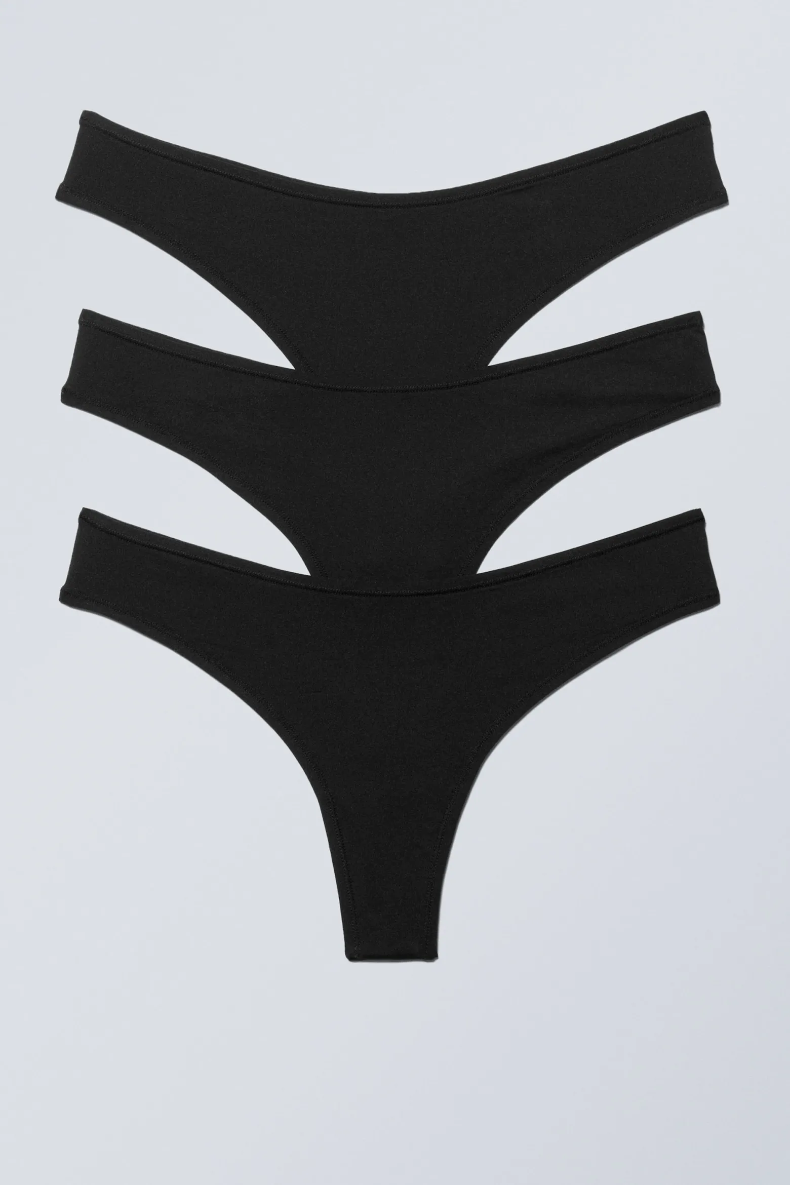 3ER-PACK WEICHE TANGAS|Weekday Cheap