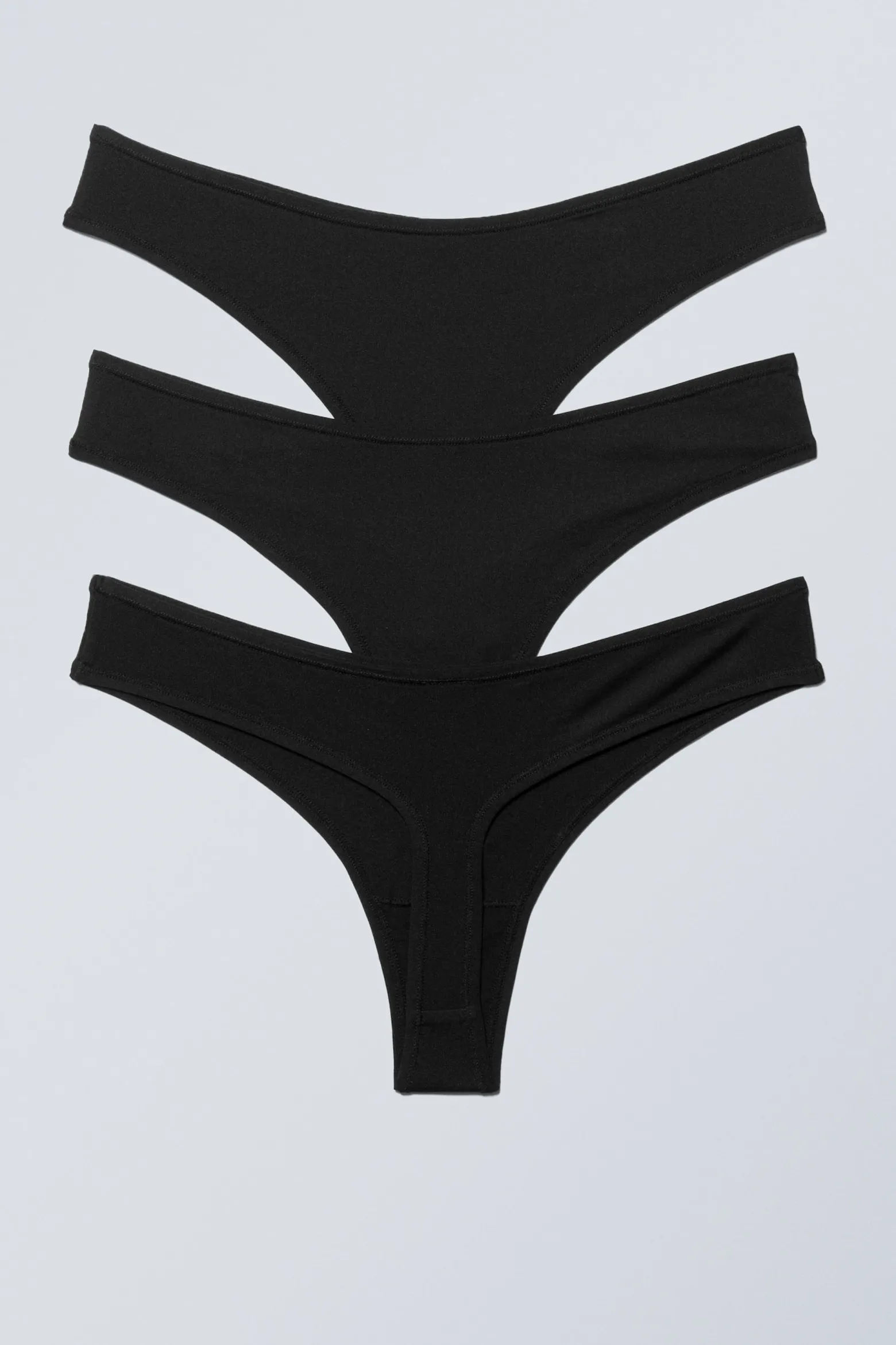 3ER-PACK WEICHE TANGAS|Weekday Cheap