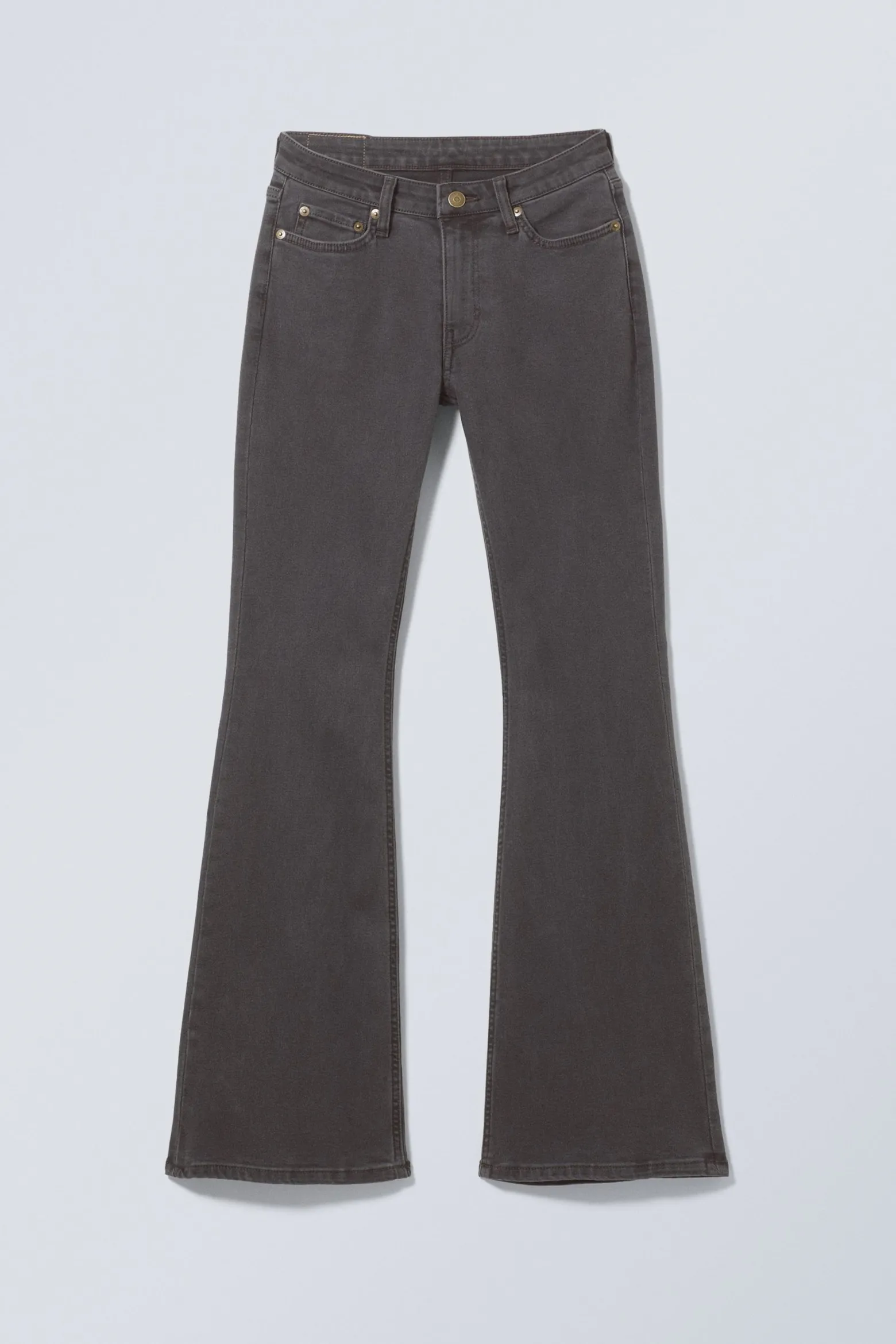 FLAME LOW WAIST SLIM FLARED LEG JEANS|Weekday Clearance