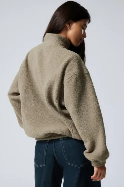 FLEECEJACKE MIT REISSVERSCHLUSS|Weekday Discount