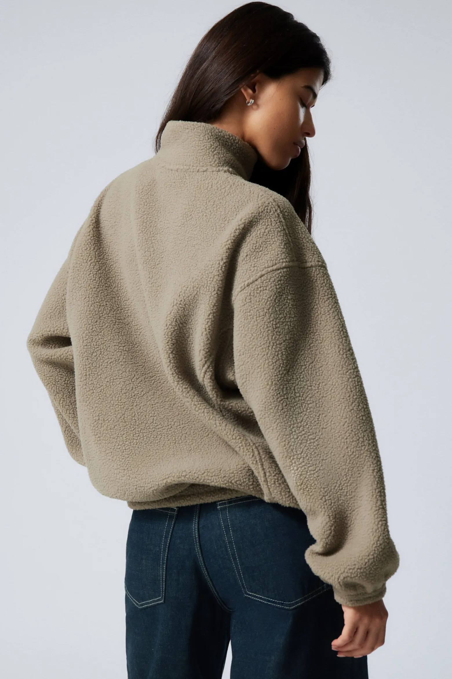 FLEECEJACKE MIT REISSVERSCHLUSS|Weekday Discount
