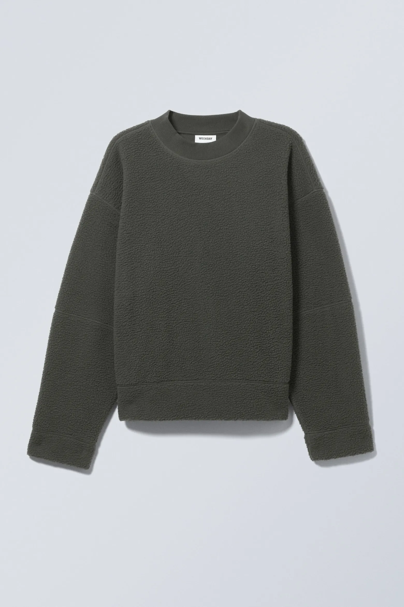 FLEECE-SWEATSHIRT|Weekday Outlet