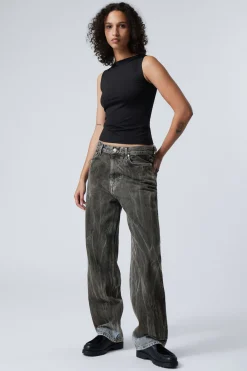 GALAXY – LOCKERE JEANS MIT GERADEM BEIN|Weekday Shop