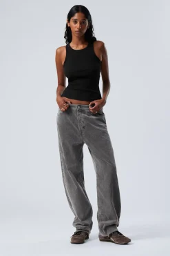GALAXY – WEITE, GERADE GESCHNITTENE CORDHOSE|Weekday Store