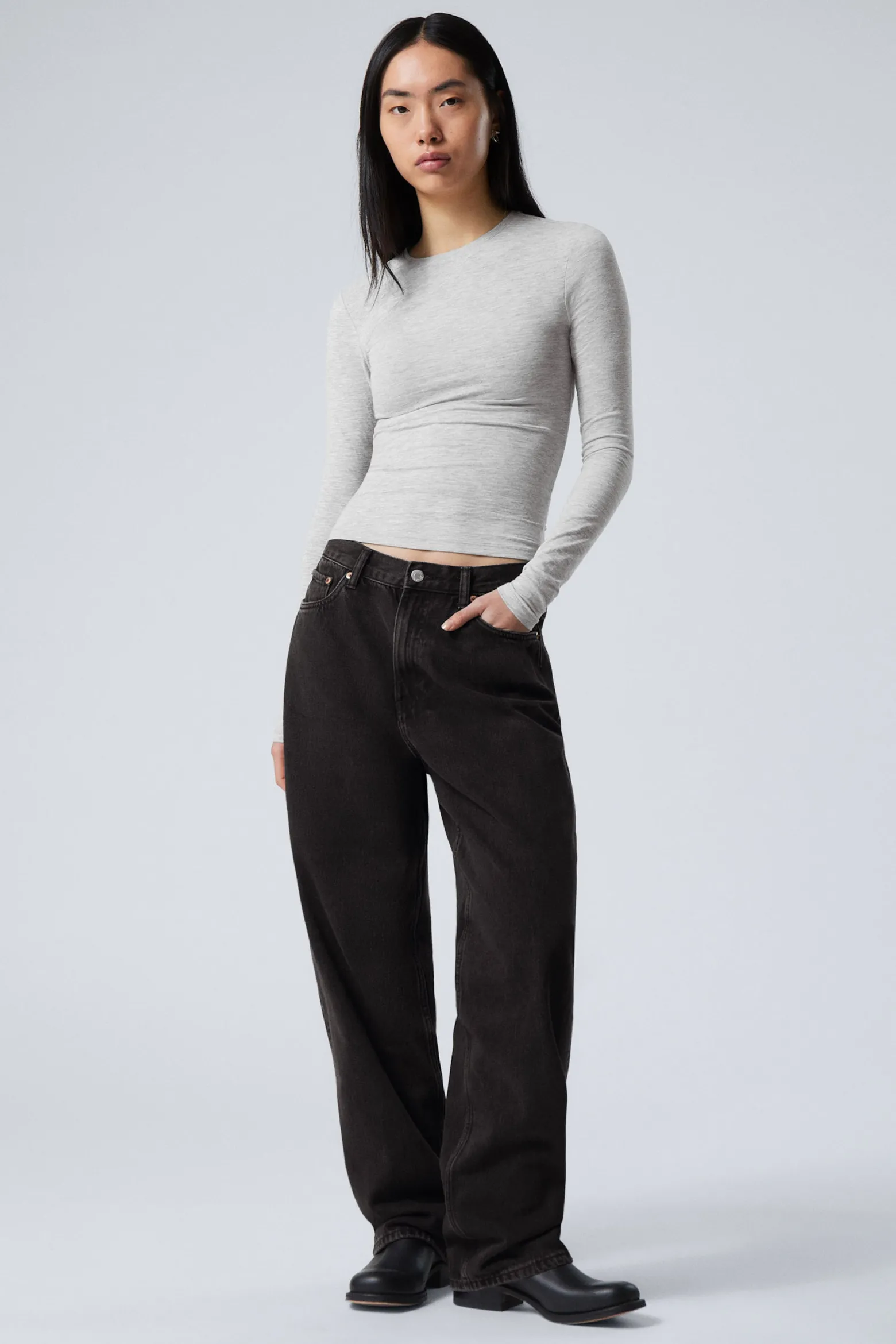 GALAXY LOOSE STRAIGHT LEG JEANS|Weekday Online
