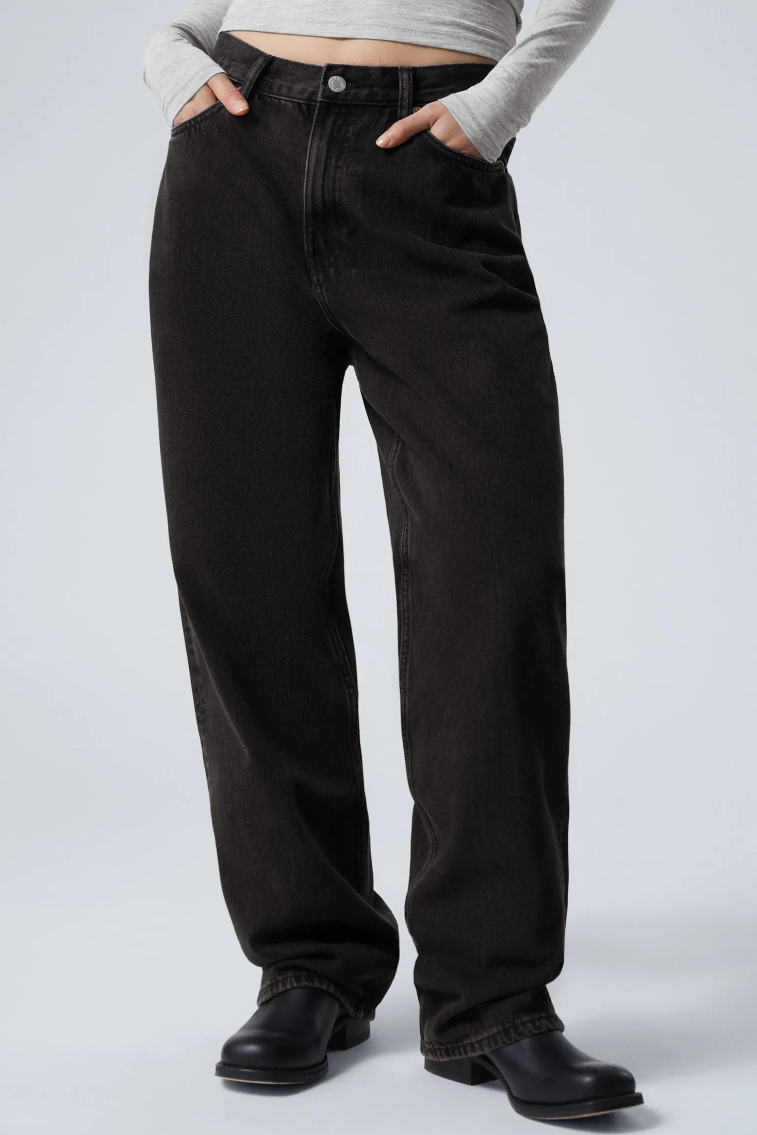 GALAXY LOOSE STRAIGHT LEG JEANS|Weekday Online