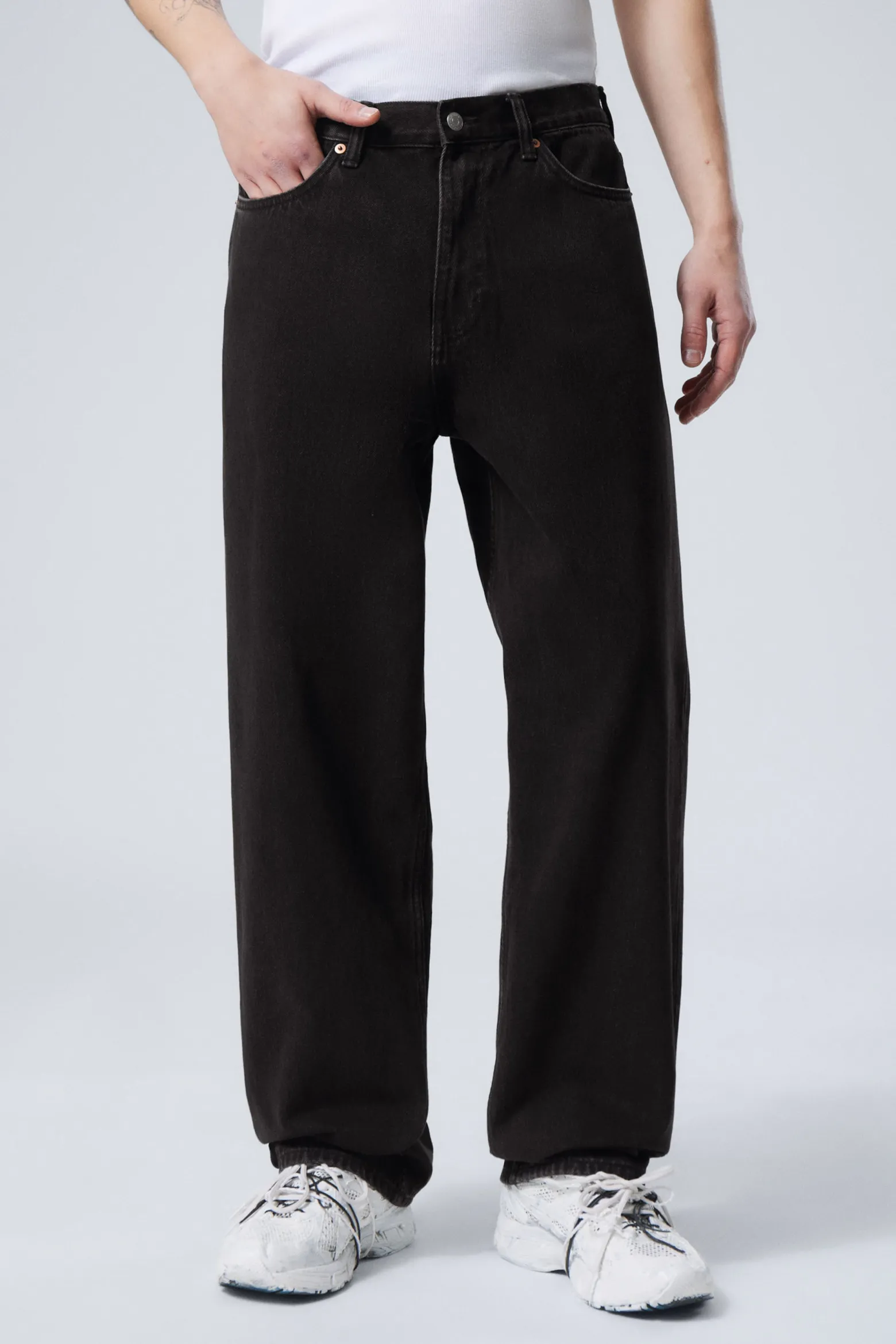 GALAXY LOOSE STRAIGHT LEG JEANS|Weekday Online