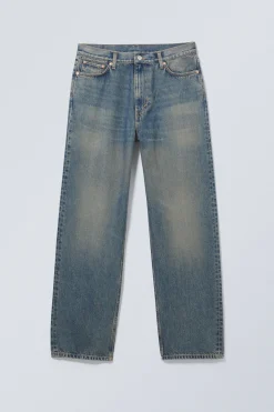 GALAXY LOOSE STRAIGHT LEG JEANS|Weekday Cheap